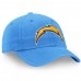 Men's Los Angeles Chargers NFL Pro Line by Fanatics Branded Light Blue Team Fundamental Adjustable Hat 2855872